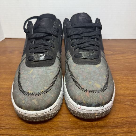 Nike Air Force 1 Crater Low Shoes “Black Photon Dust” Recycled Mens Size 6.5 main image 6